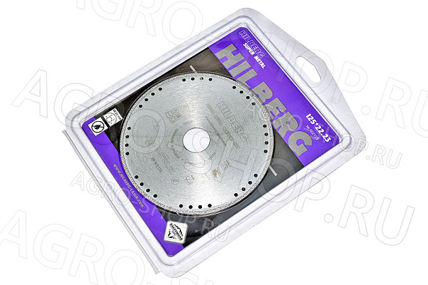 Диск алмазный отрезной 125х22,23 Hilberg Super Metall Correct Cut (502125)