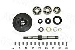 РК водяного насоса А-41, А-01 (вал+подш.+уплотн.) старого образца Т-4, ДТ-75 (А940/А918) 