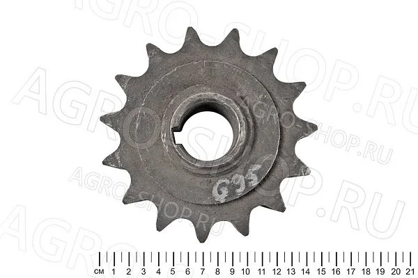 Блок звездочек  (z=15/15, t=25.4, d=30мм)  