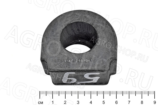 Подушка 3160-2906041-10 штанги стабилизатора (d=30, под стремянку) УАЗ-Хантер 