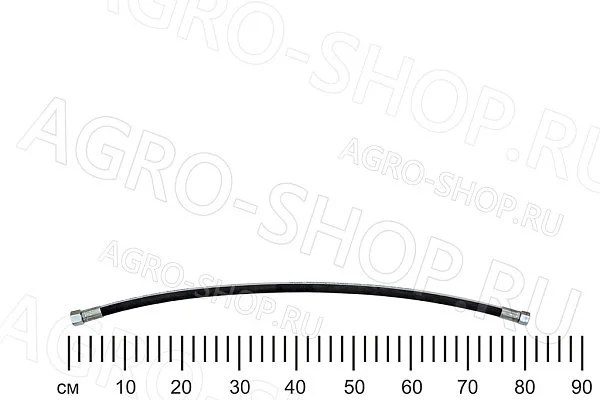 РВД 10-33 L=0,8м (М18х1,5 гайка 22) (М20х1,5 гайка 24) 2SN (FeatAgro) 