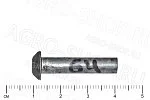Заклепка 6х28 стальная полукруглая головка ГОСТ 10299-70 (Р)