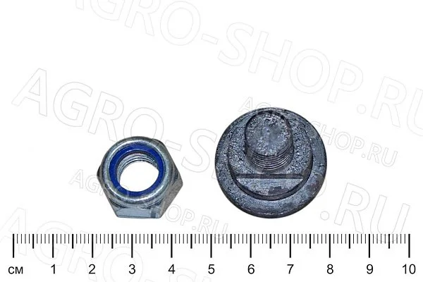 Болт 4851016 с гайкой 2851111 крепления ножа ЖТТ 